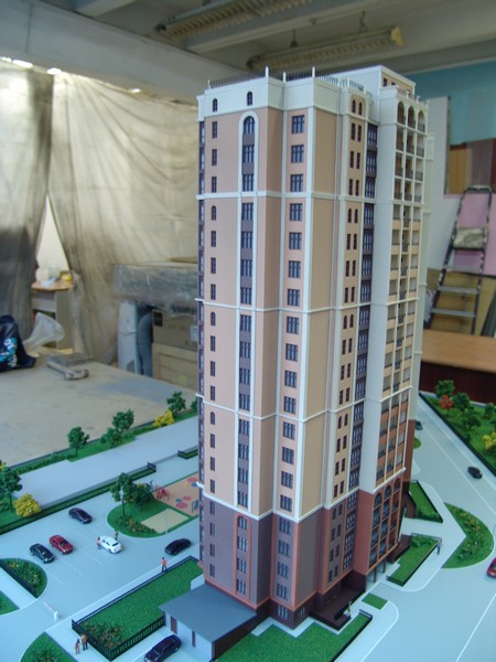 Архитектурный макет г.Тула, ул. Агеева 4