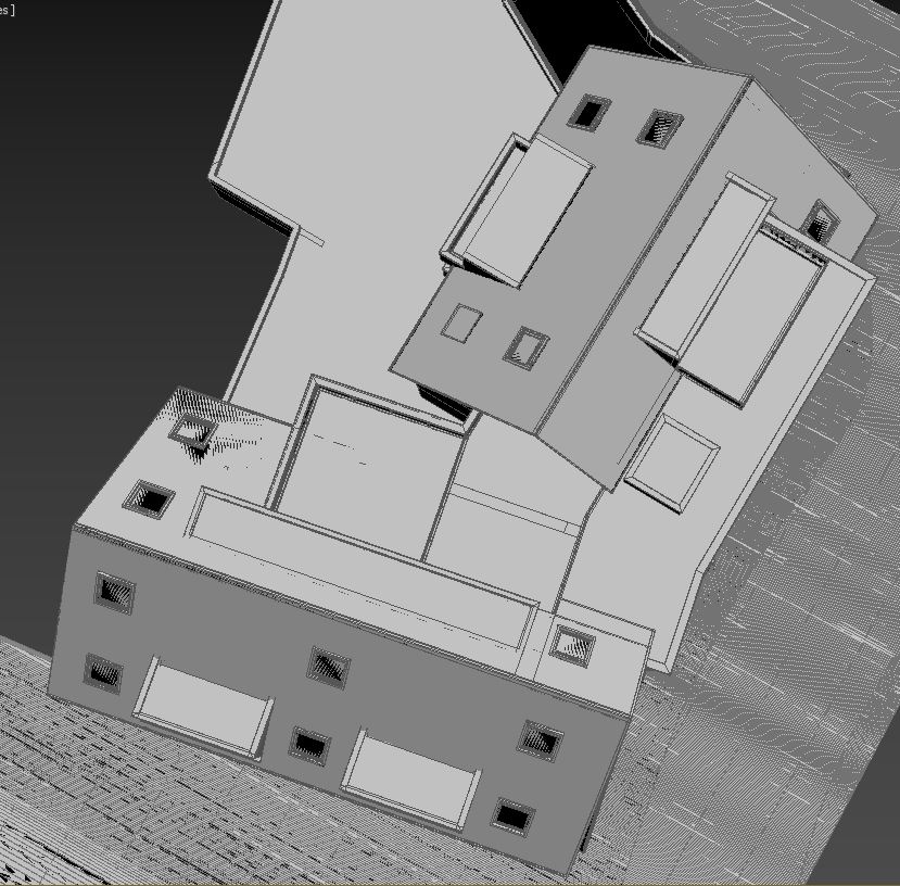 Архитектурная 3D визуализация. дом в г. Мюнхен Германия 3